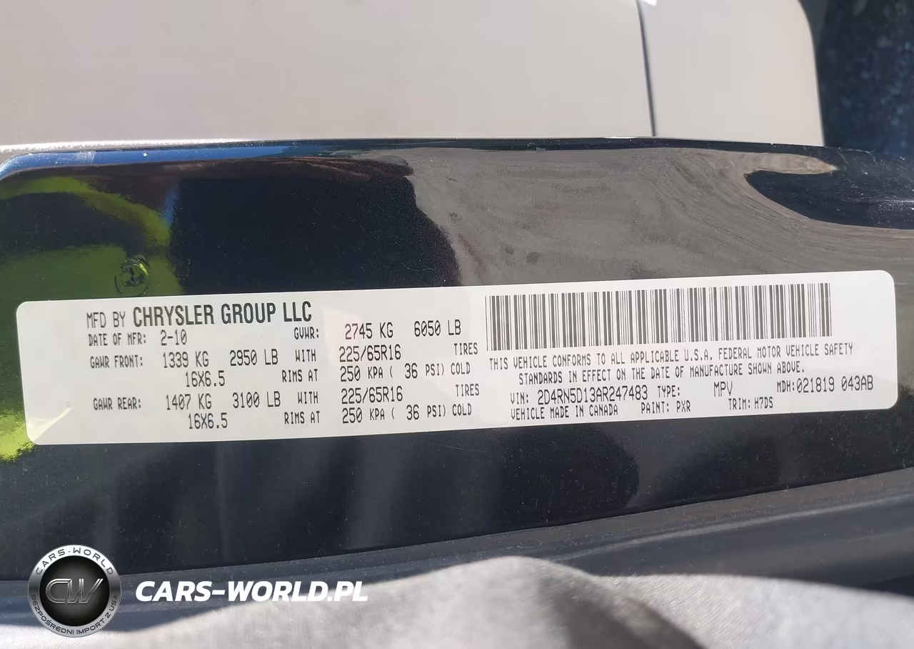 2010 Dodge Grand Caravan Sxt VIN:2D4RN5D13AR247483 - 9