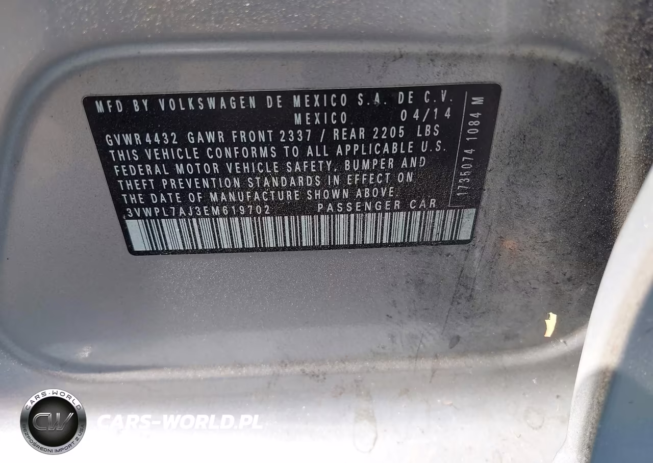 2014 Volkswagen Jetta Sportwagen 2.0L Tdi VIN:3VWPL7AJ3EM619702 - 9