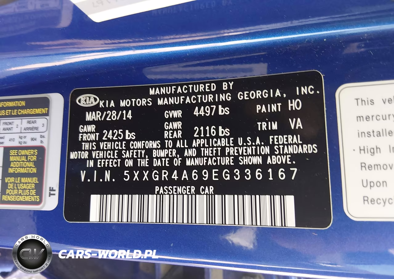 2014 Kia Optima Sx Turbo VIN:5XXGR4A69EG336167 - 9