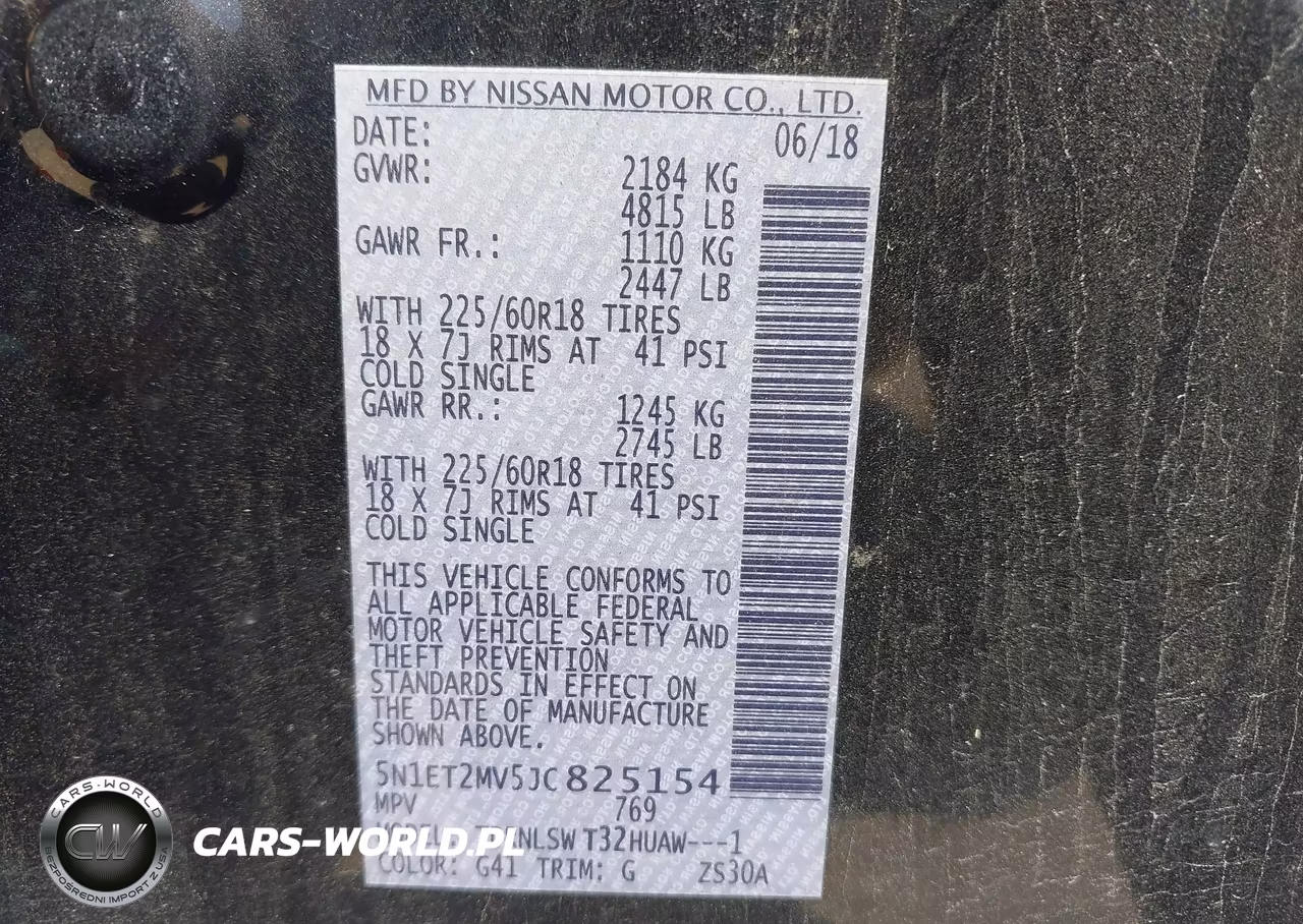 2018 Nissan Rogue Hybrid Sl VIN:5N1ET2MV5JC825154 - 9