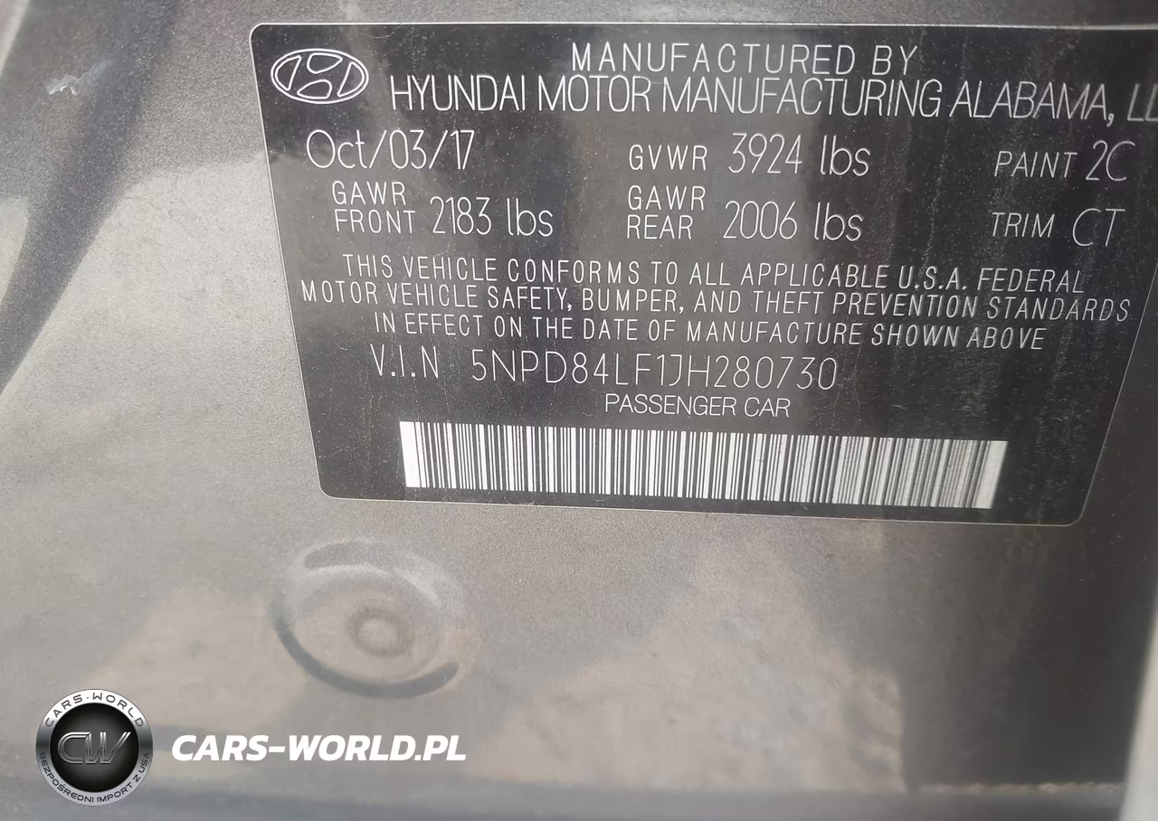 2018 Hyundai Elantra Sel VIN:5NPD84LF1JH280730 - 9