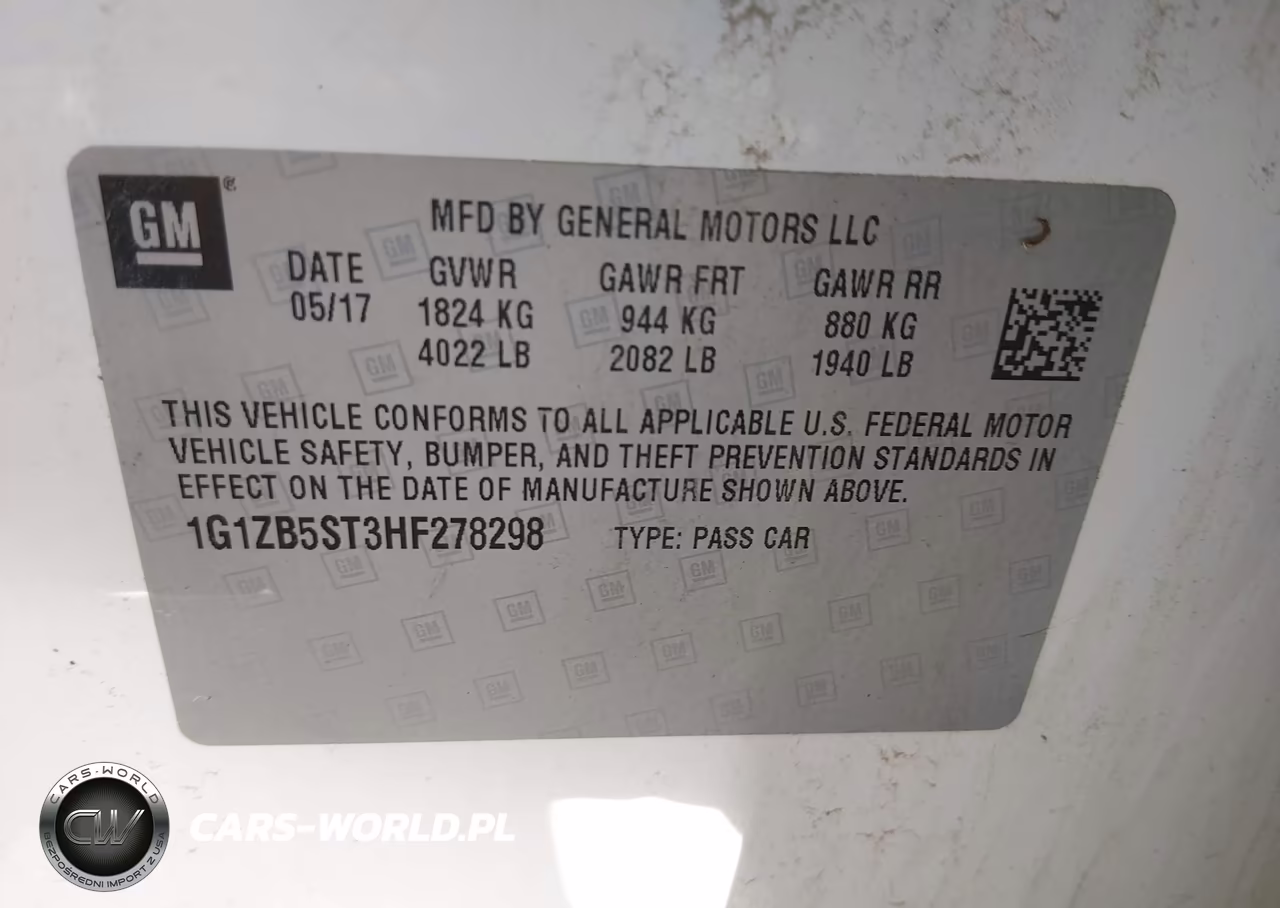 2017 Chevrolet Malibu Ls VIN:1G1ZB5ST3HF278298 - 9