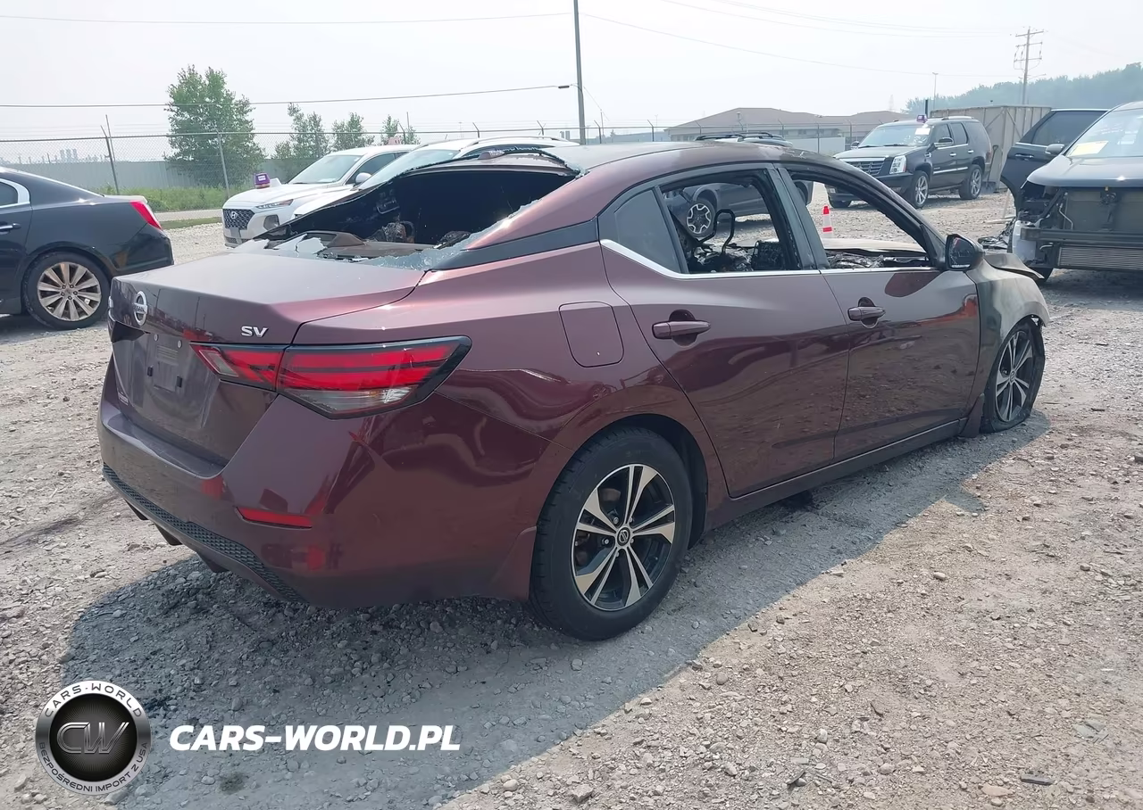 2022 Nissan Sentra Sv Xtronic Cvt VIN:3N1AB8CV4NY312584 - 4