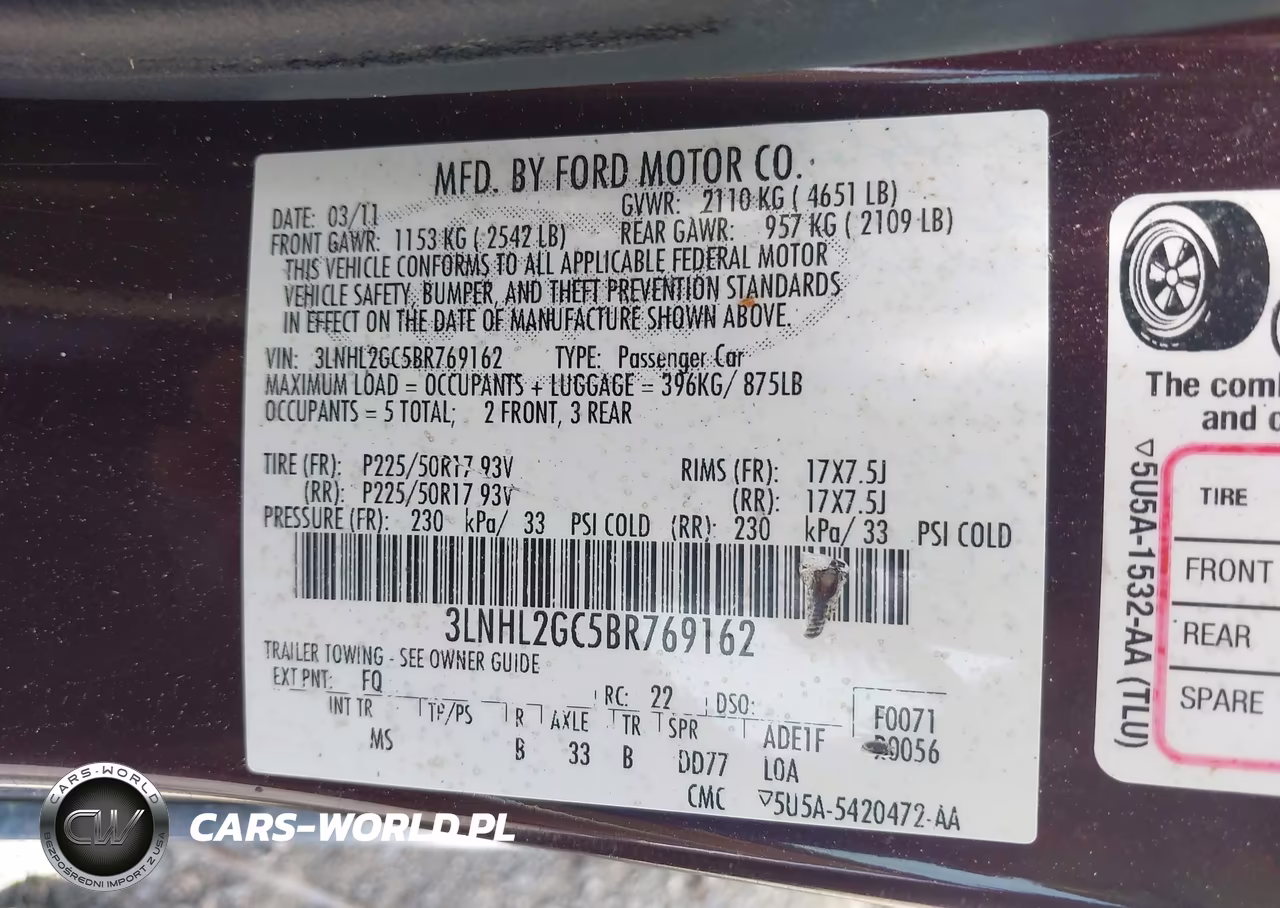 2011 Lincoln Mkz VIN:3LNHL2GC5BR769162 - 9