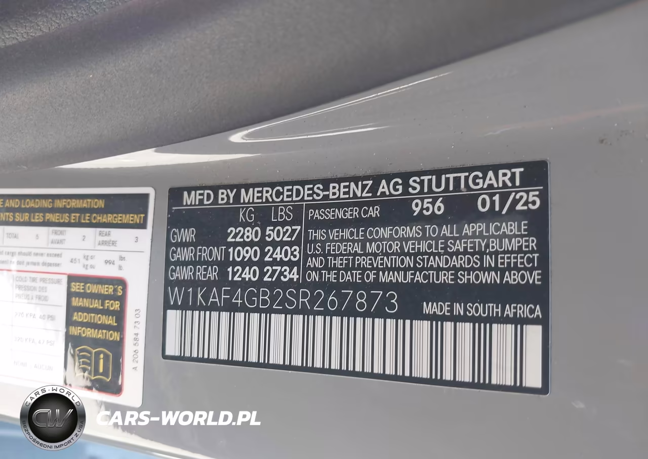 2025 Mercedes-Benz C 300 VIN:W1KAF4GB2SR267873 - 9