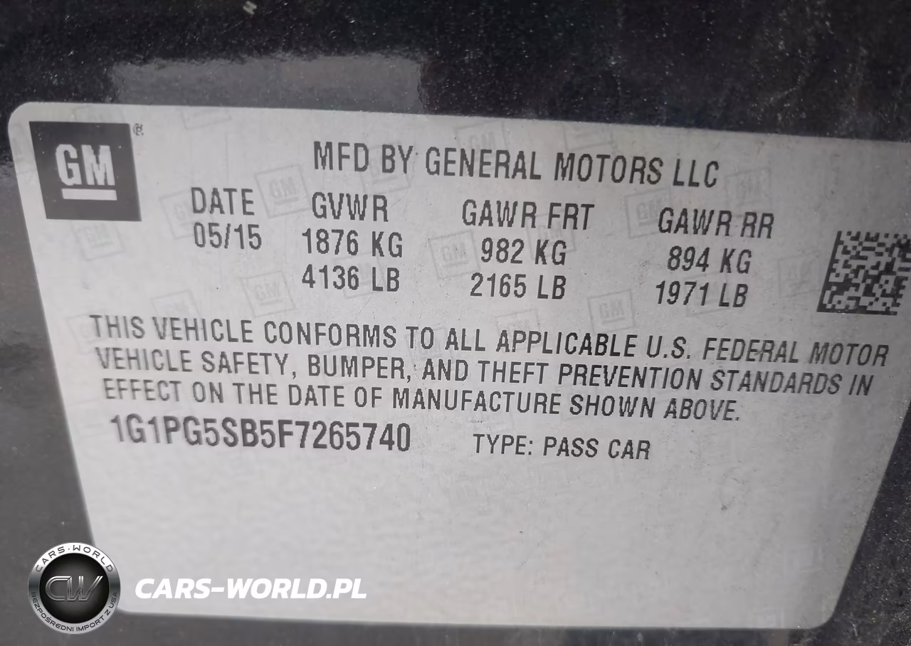 2015 Chevrolet Cruze Ltz VIN:1G1PG5SB5F7265740 - 9