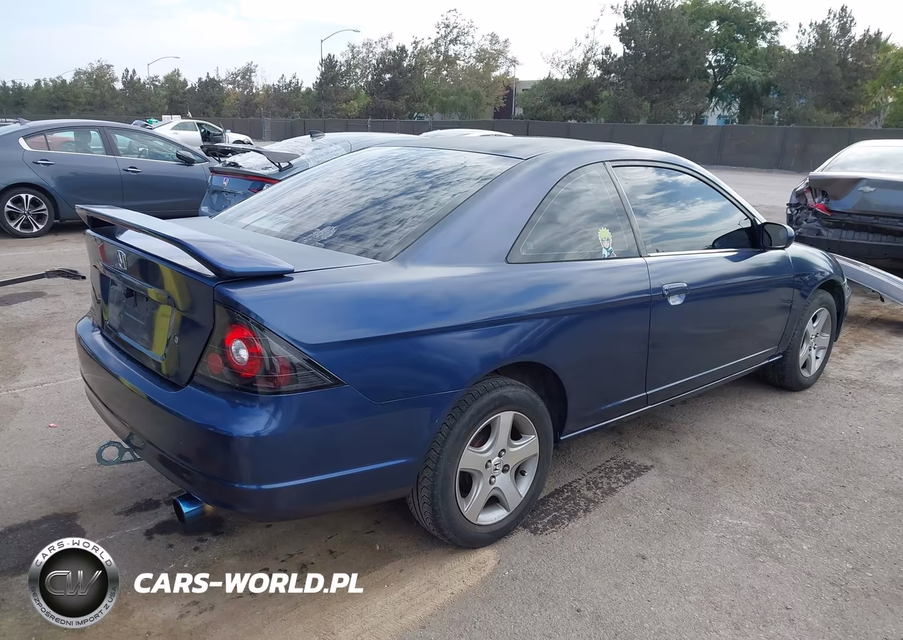 2001 Honda Civic Ex VIN:1HGEM22901L120447 - 4