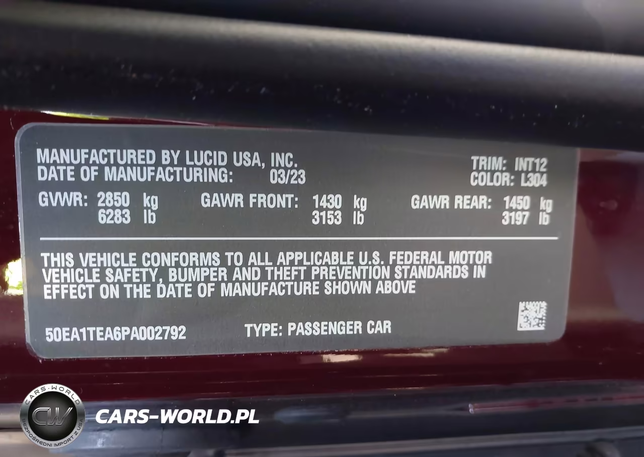 2023 Lucid Air Touring VIN:50EA1TEA6PA002792 - 9