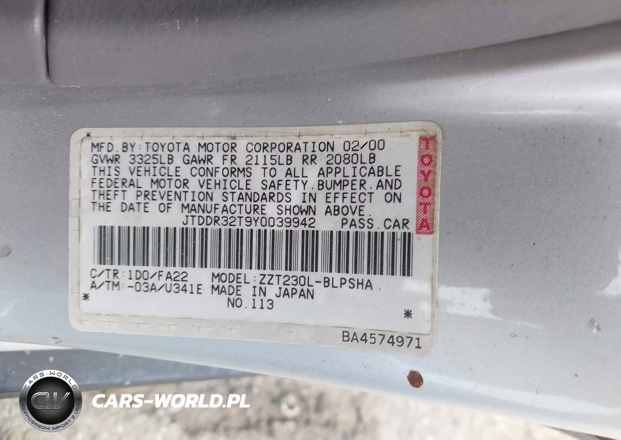 2000 Toyota Celica Gt VIN:JTDDR32T9Y0039942 - 9