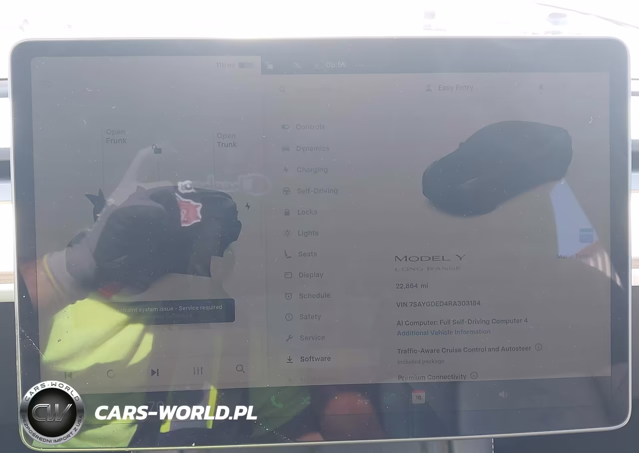 2024 Tesla Model Y Long Range Single Motor Rear-Wheel Drive-Rwd VIN:7SAYGDED4RA303184 - 7