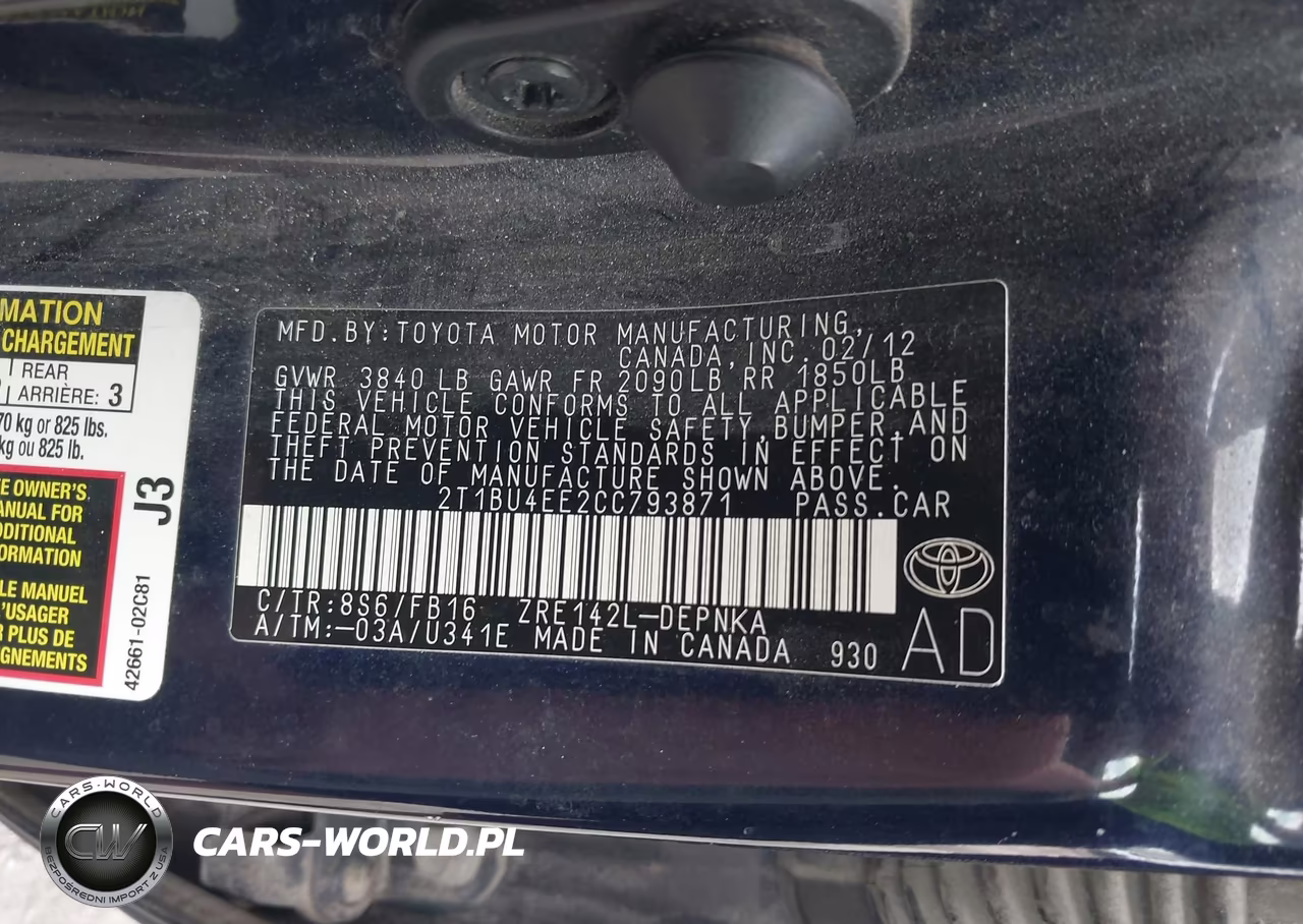2012 Toyota Corolla Le VIN:2T1BU4EE2CC793871 - 9