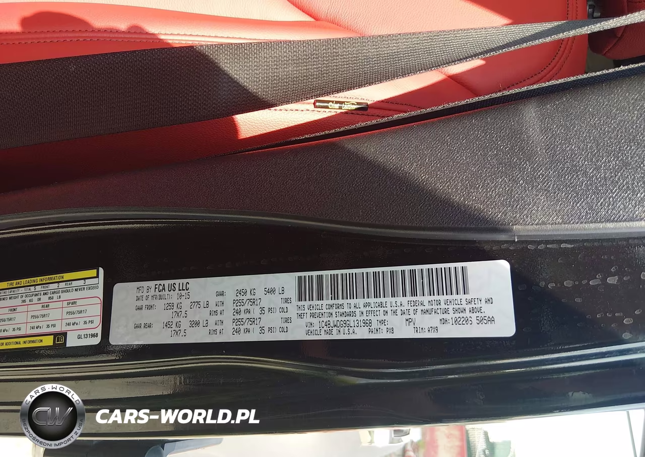 2016 Jeep Wrangler Unlimited Sport VIN:1C4BJWDG9GL131968 - 9