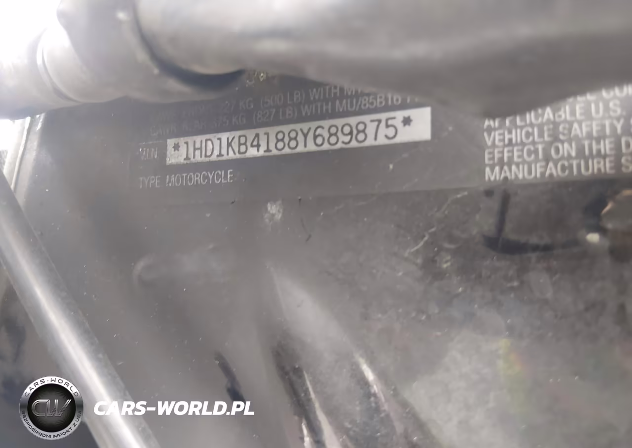 2008 Harley-Davidson Flhx VIN:1HD1KB4188Y689875 - 10