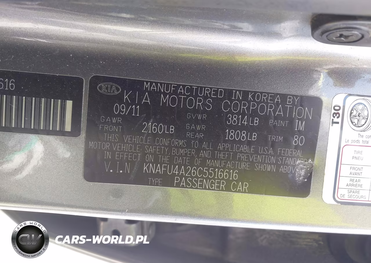 2012 Kia Forte Ex VIN:KNAFU4A26C5516616 - 9