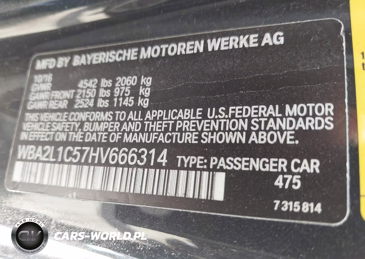 2017 BMW M240I VIN:WBA2L1C57HV666314 - 9