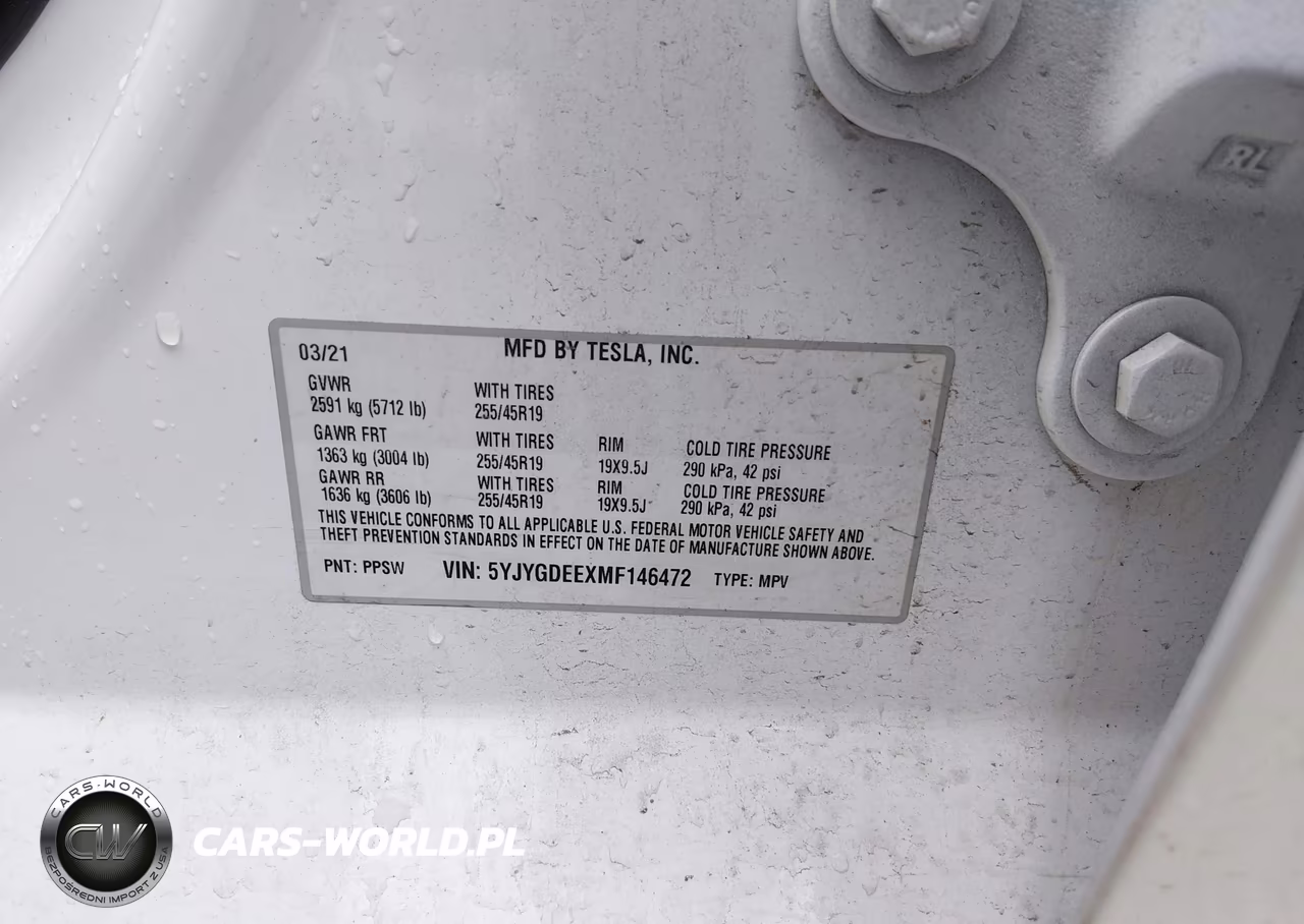 2021 Tesla Model Y Long Range Dual Motor All-Wheel Drive VIN:5YJYGDEEXMF146472 - 8