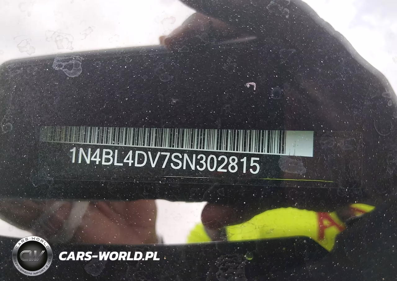 2025 Nissan Altima Sv Fwd VIN:1N4BL4DV7SN302815 - 9