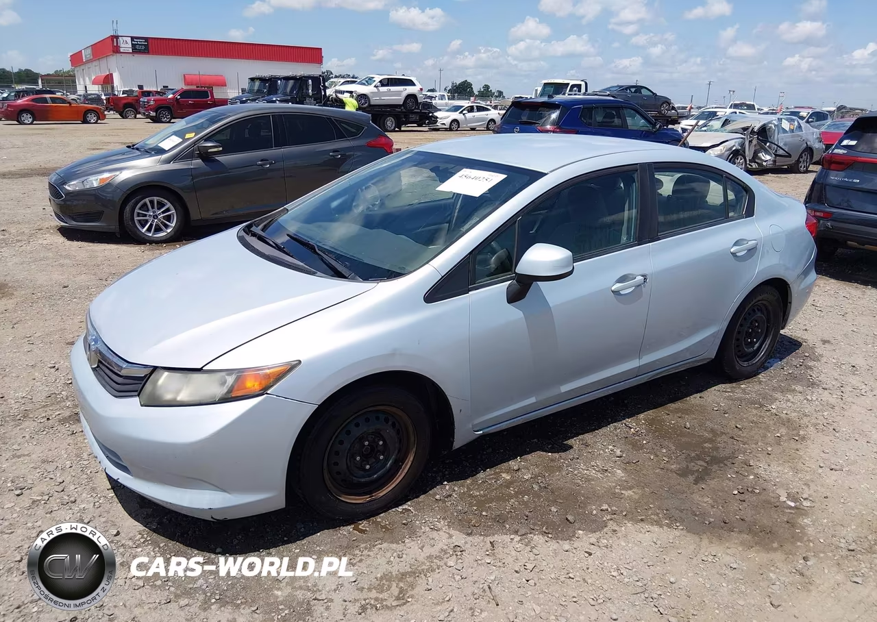 2012 Honda Civic Lx VIN:2HGFB2F51CH562641 - 2