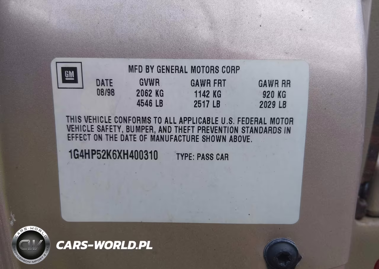 1999 Buick Lesabre Custom VIN:1G4HP52K6XH400310 - 9