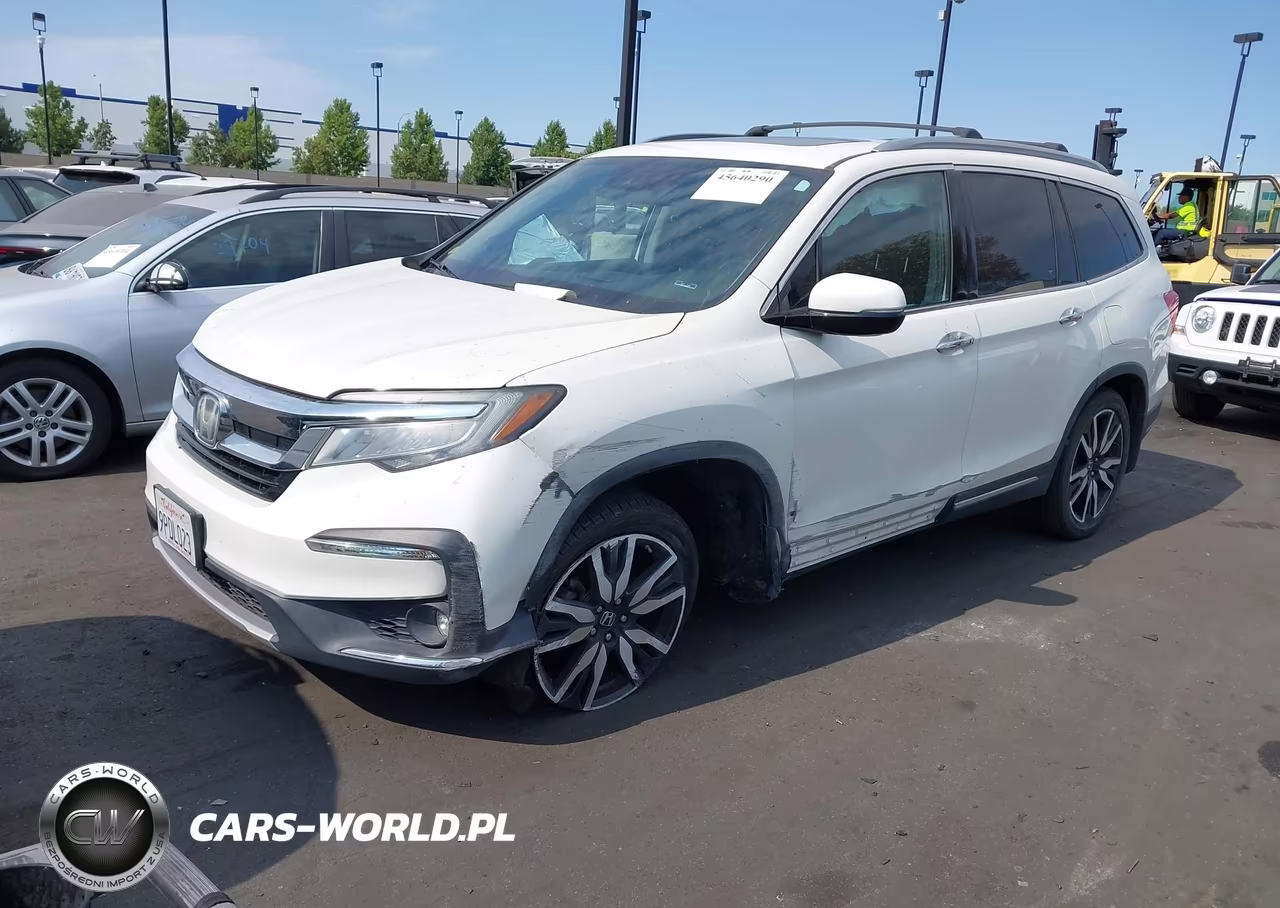 2019 Honda Pilot Touring VIN:5FNYF5H62KB020729 - 2