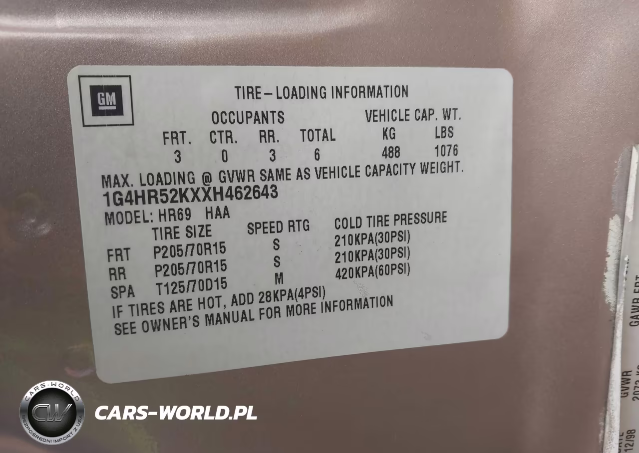 1999 Buick Lesabre Limited VIN:1G4HR52KXXH462643 - 9