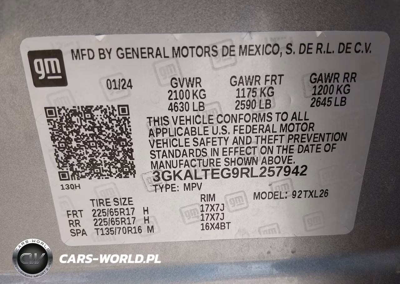 2024 GMC Terrain Awd Sle VIN:3GKALTEG9RL257942 - 9
