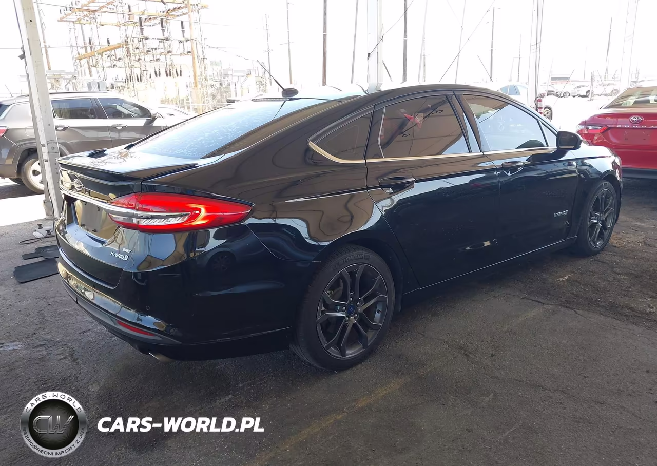 2018 Ford Fusion Hybrid Se VIN:3FA6P0LU0JR177031 - 4