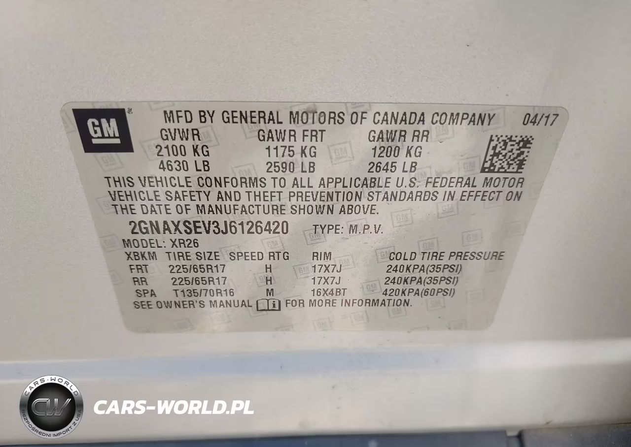 2018 Chevrolet Equinox Lt VIN:2GNAXSEV3J6126420 - 9