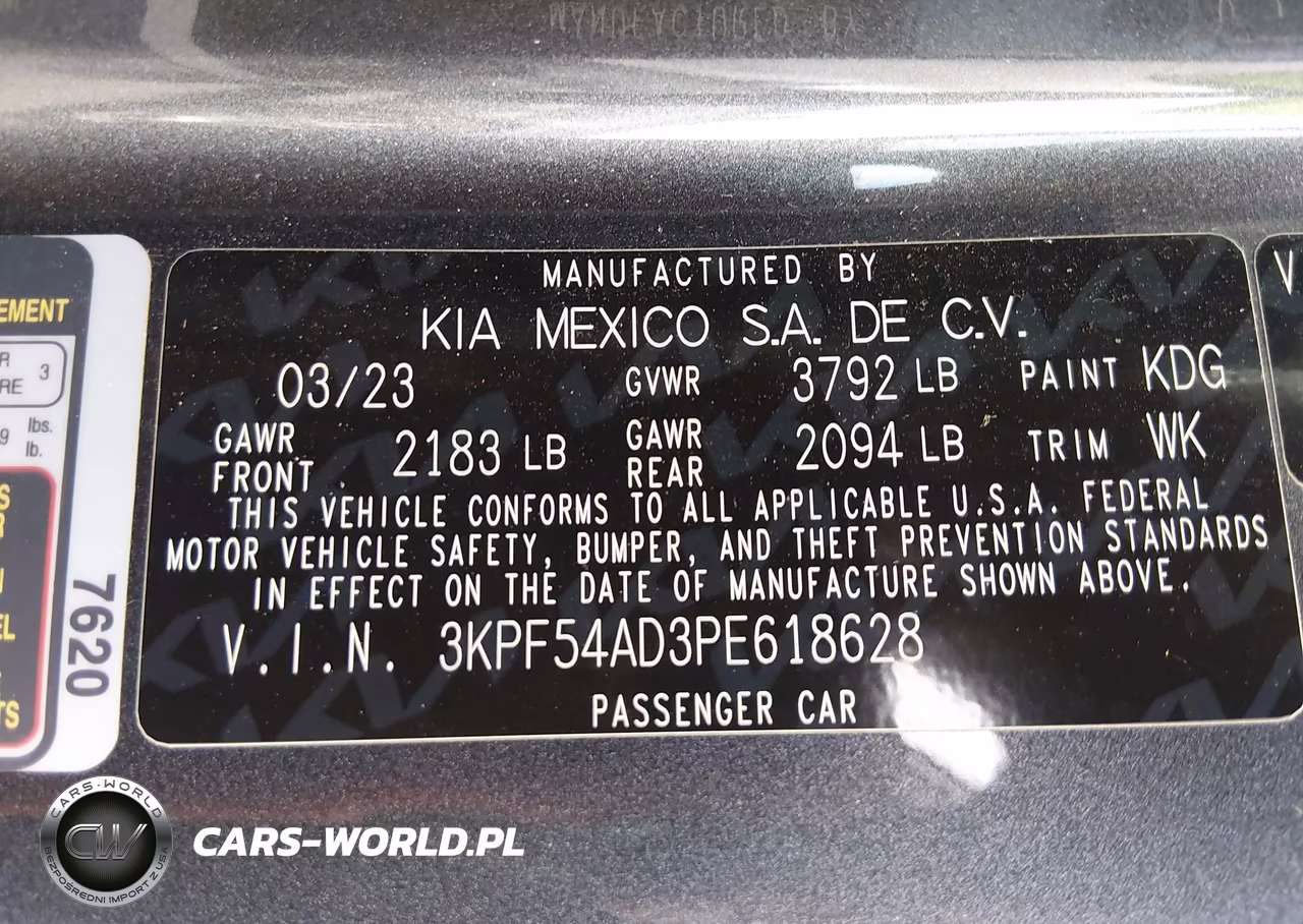 2023 Kia Forte Gt-Line VIN:3KPF54AD3PE618628 - 9