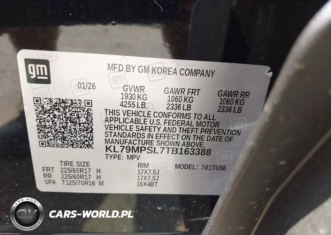 2026 Chevrolet Trailblazer Fwd Lt VIN:KL79MPSL7TB163388 - 9