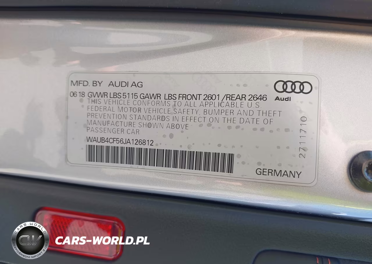 2018 Audi S5 3.0T Premium Plus VIN:WAUB4CF56JA126812 - 9