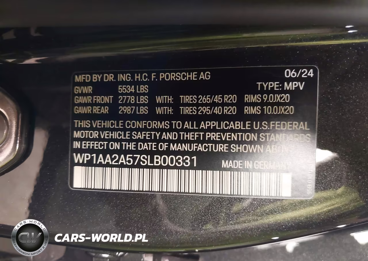 2025 Porsche Macan T VIN:WP1AA2A57SLB00331 - 9