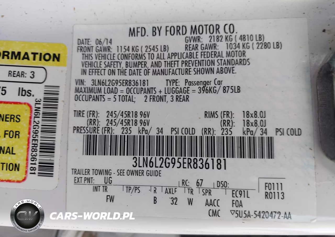 2014 Lincoln Mkz VIN:3LN6L2G95ER836181 - 9