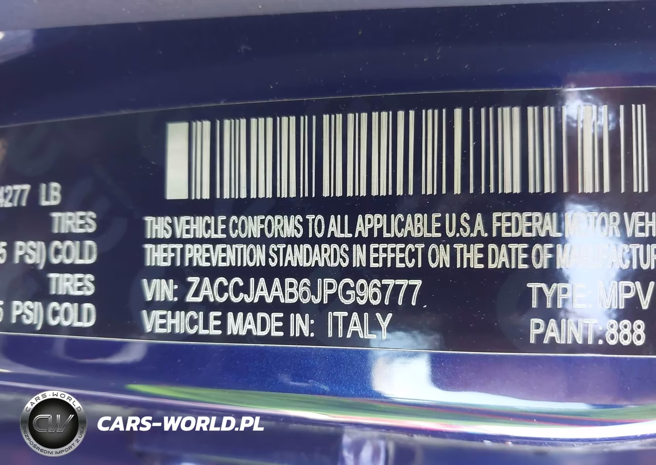 2018 Jeep Renegade Sport Fwd VIN:ZACCJAAB6JPG96777 - 9