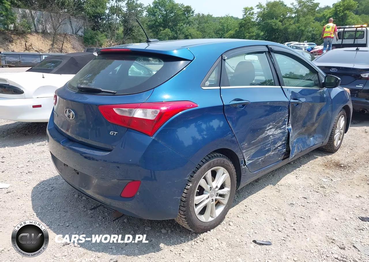 2014 Hyundai Elantra Gt VIN:KMHD35LHXEU186763 - 4