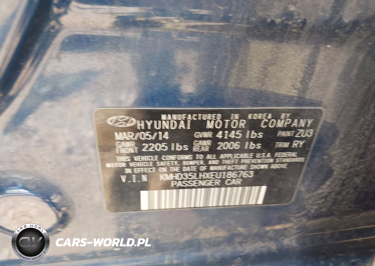 2014 Hyundai Elantra Gt VIN:KMHD35LHXEU186763 - 9