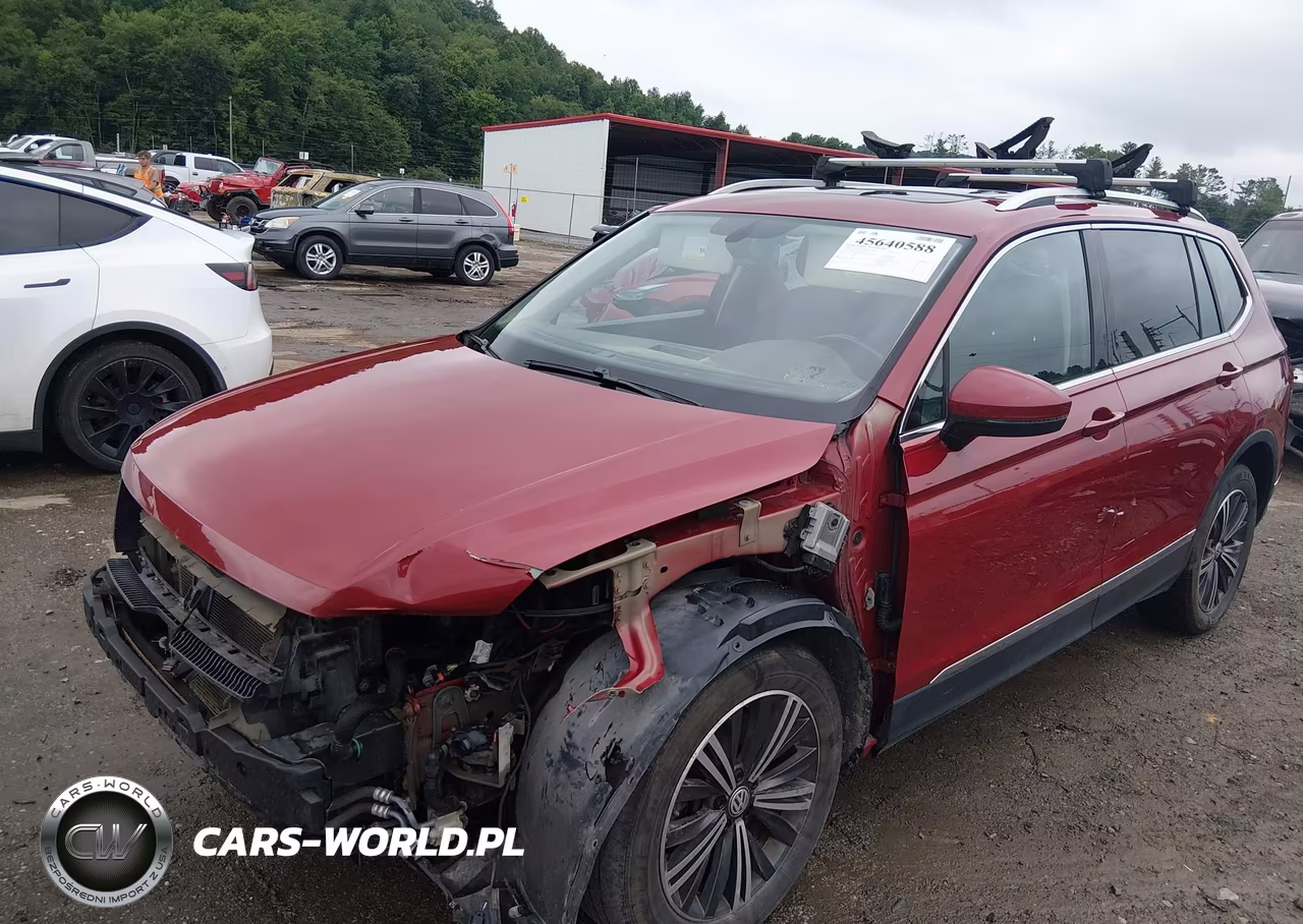 2018 Volkswagen Tiguan 2.0T Se-2.0T Sel VIN:3VV2B7AX0JM144414 - 2