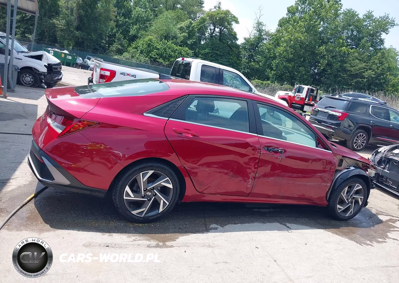 2024 Hyundai Elantra Sel VIN:KMHLS4DG4RU787350 - 14
