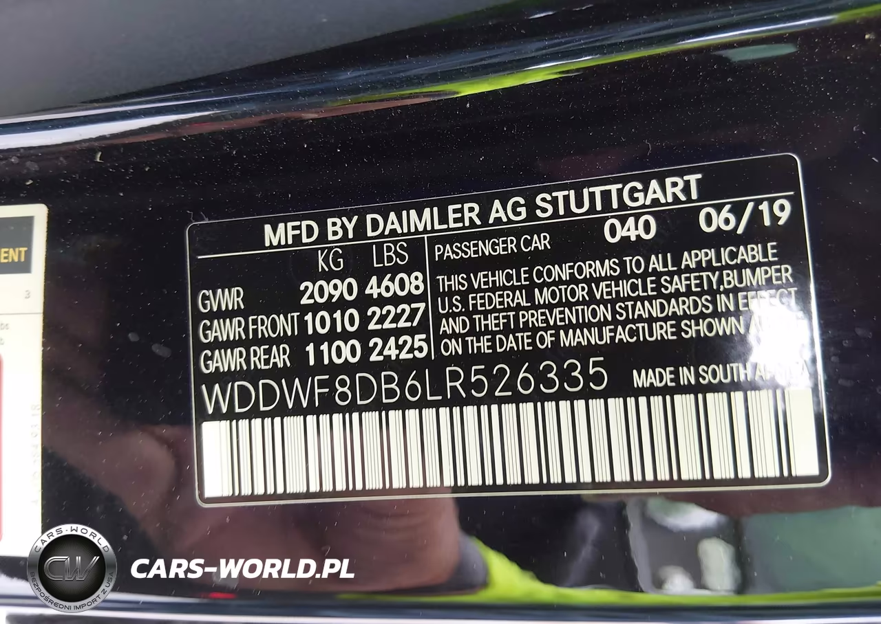 2020 Mercedes-Benz C 300 VIN:WDDWF8DB6LR526335 - 9