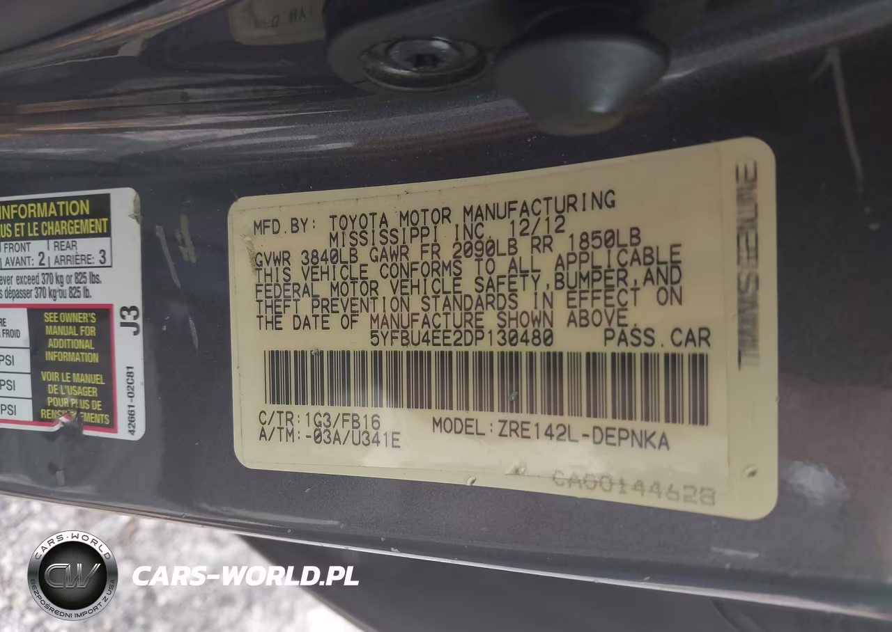 2013 Toyota Corolla Le VIN:5YFBU4EE2DP130480 - 9