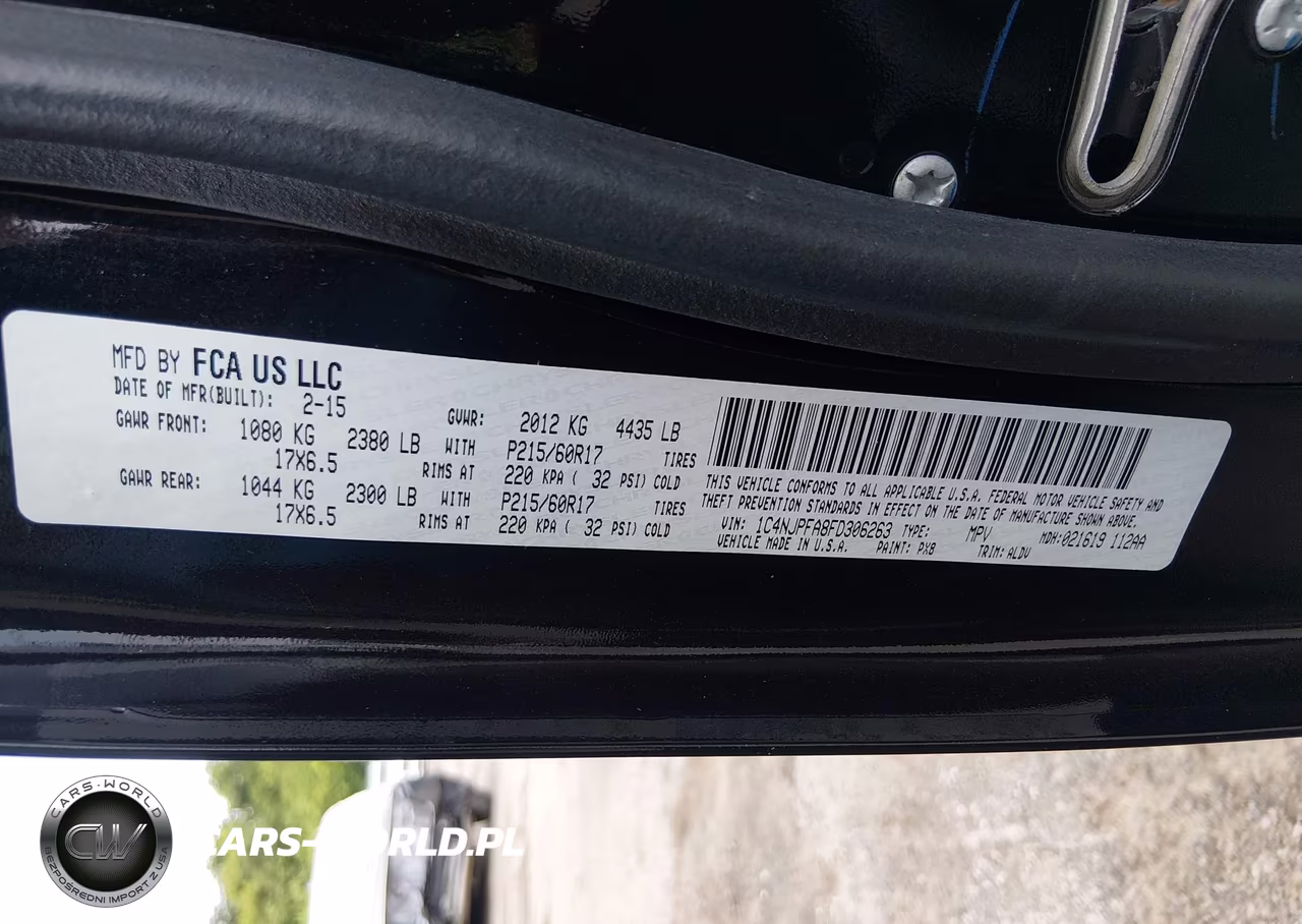 2015 Jeep Patriot High Altitude Edition VIN:1C4NJPFA8FD306263 - 9