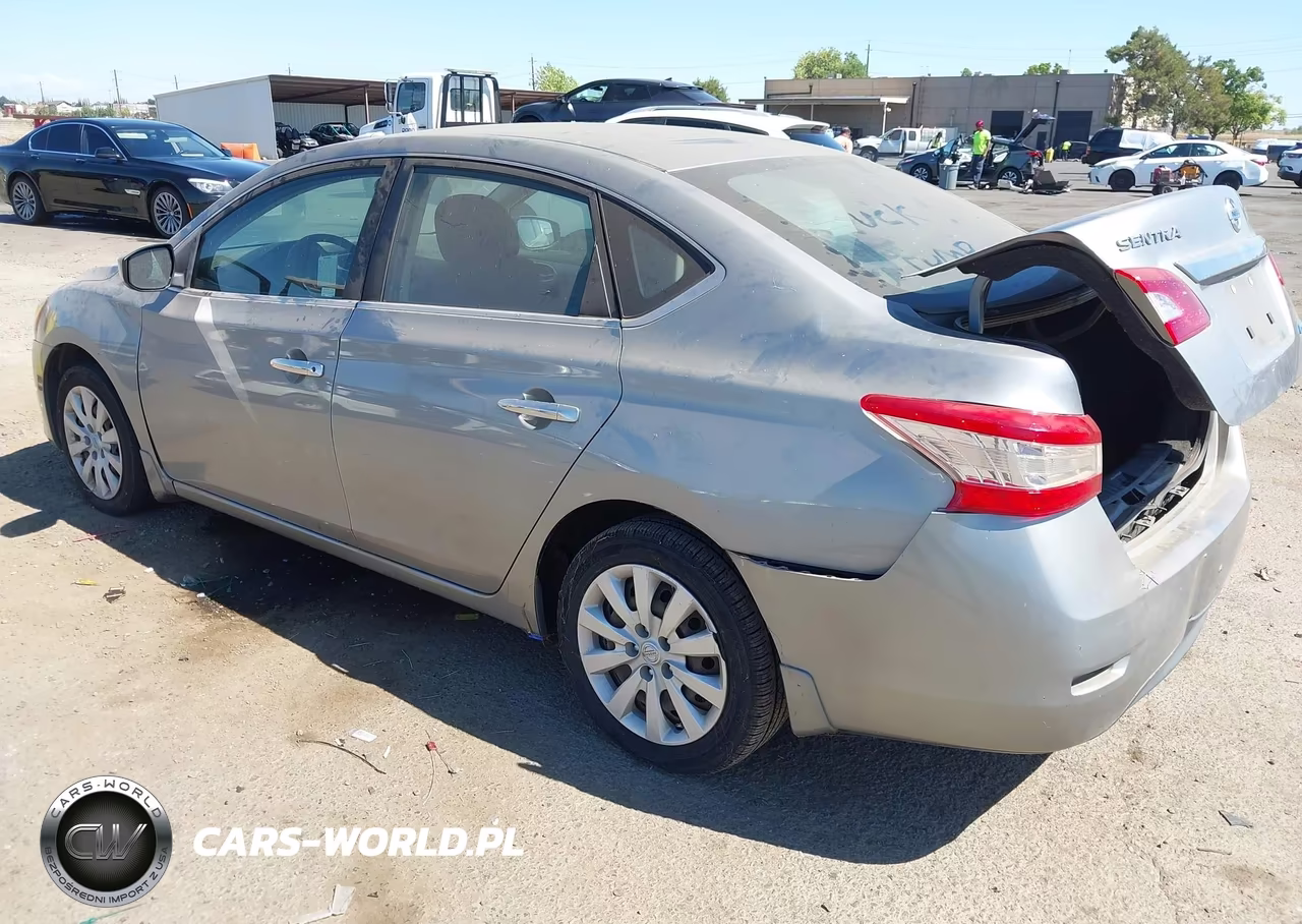 2013 Nissan Sentra Sv VIN:3N1AB7AP9DL780952 - 3