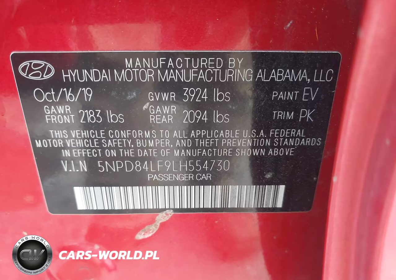2020 Hyundai Elantra Sel VIN:5NPD84LF9LH554730 - 9
