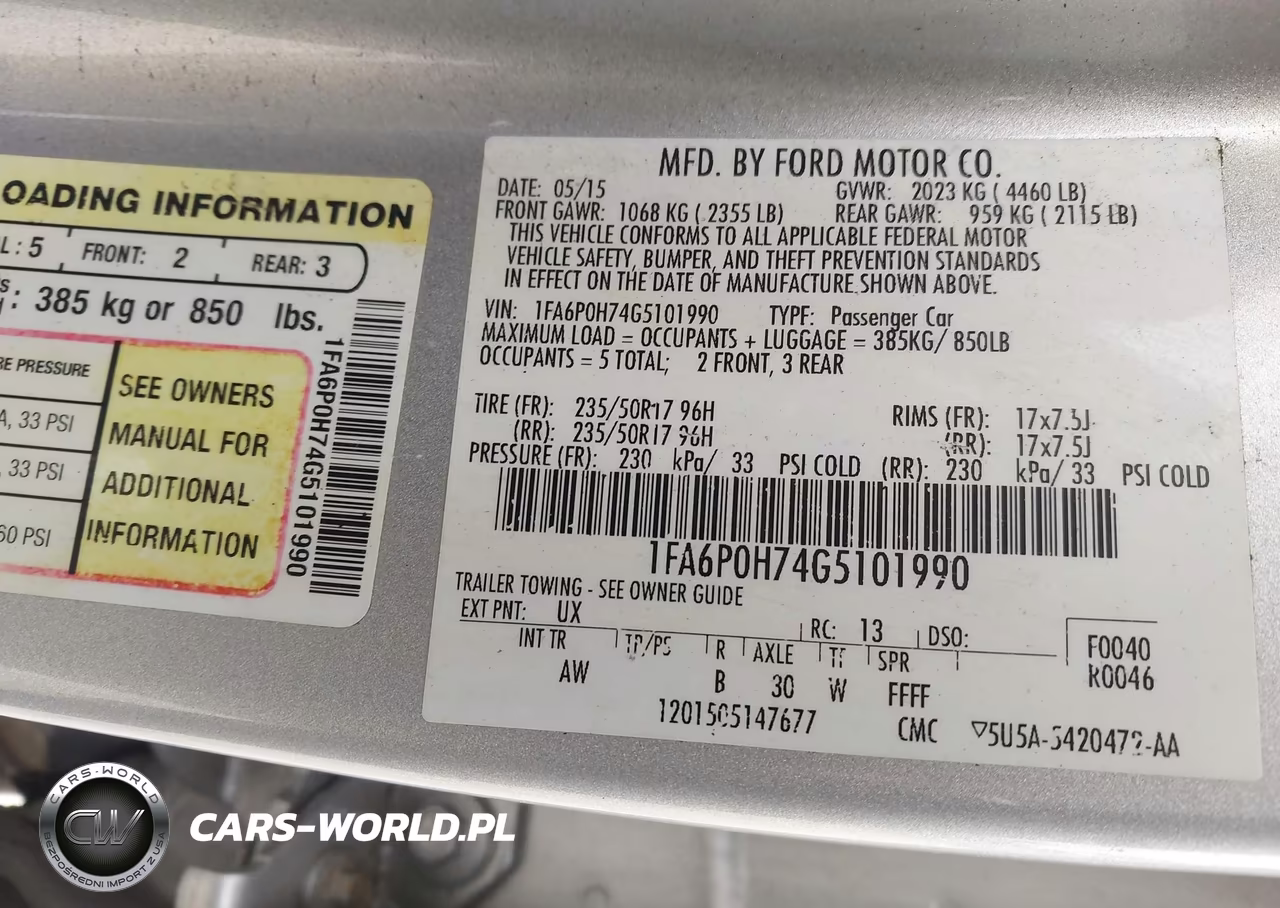 2016 Ford Fusion Se VIN:1FA6P0H74G5101990 - 9