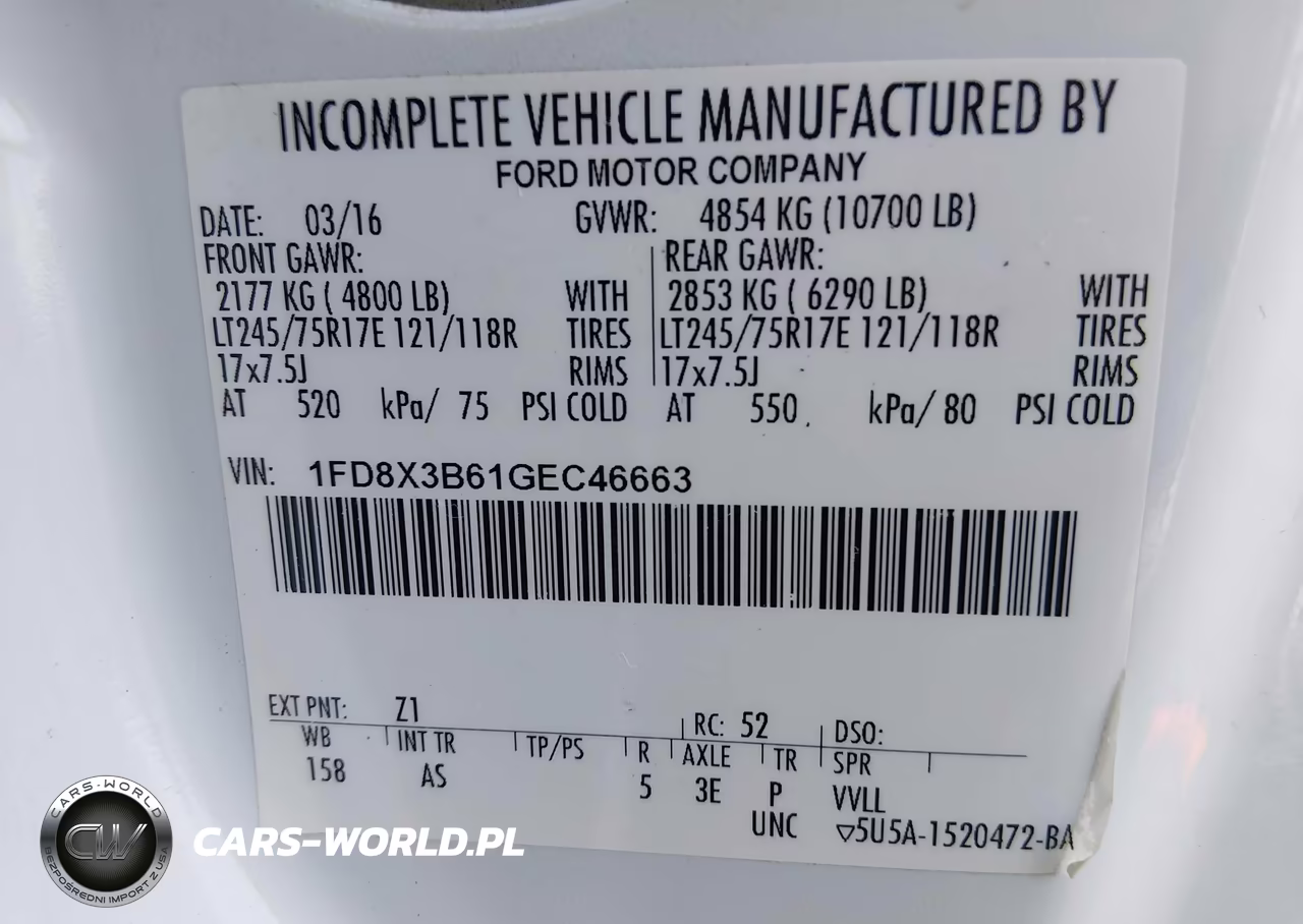 2016 Ford F-350 Xl VIN:1FD8X3B61GEC46663 - 9