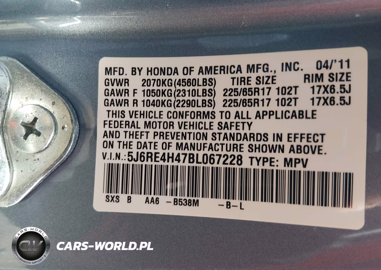 2011 Honda Cr-V Se VIN:5J6RE4H47BL067228 - 9