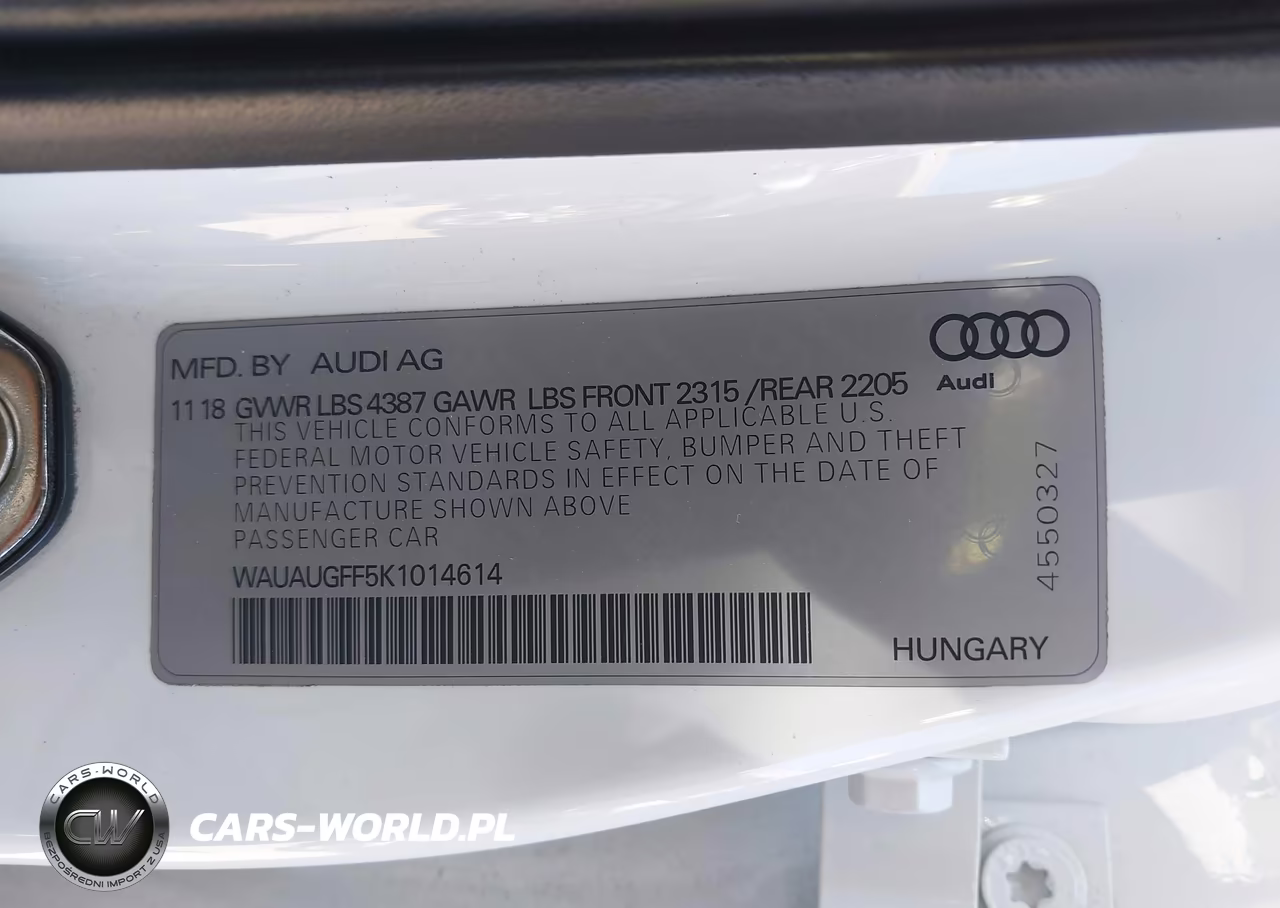 2019 Audi A3 40 Premium-40 Titanium Premium VIN:WAUAUGFF5K1014614 - 9