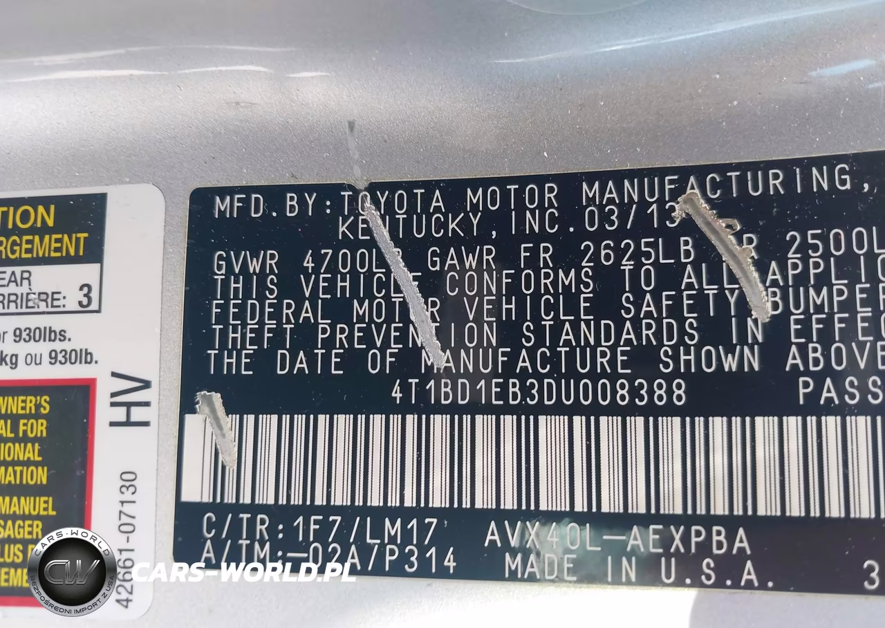 2013 Toyota Avalon Hybrid Limited VIN:4T1BD1EB3DU008388 - 9