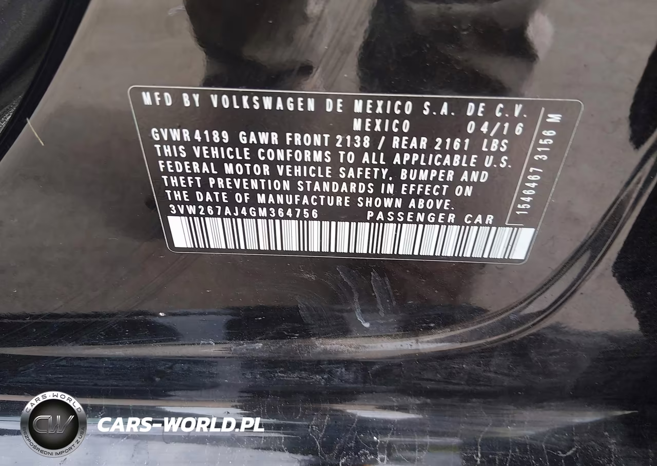 2016 Volkswagen Jetta 1.4T S VIN:3VW267AJ4GM364756 - 9