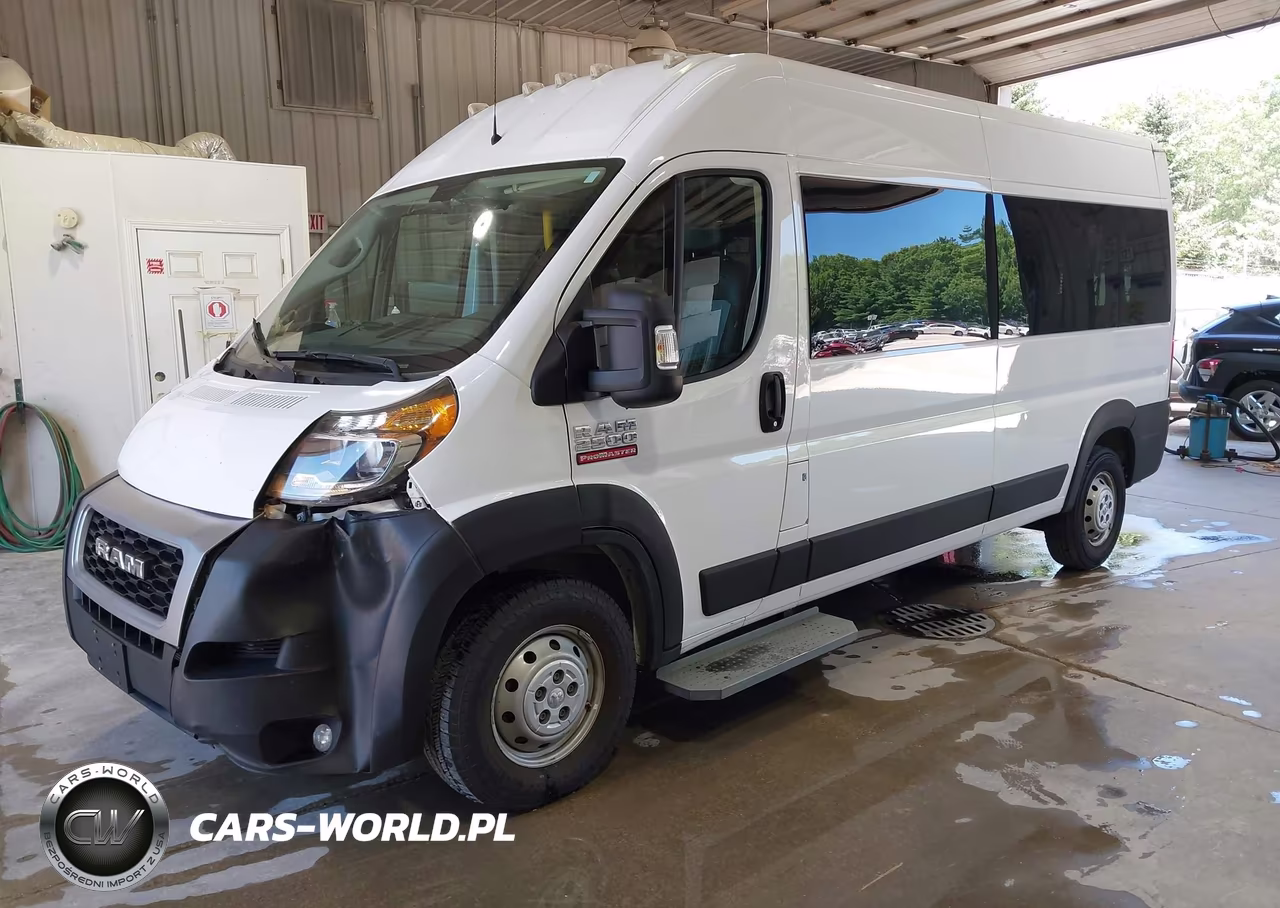 2021 Ram Promaster 2500 Window Van High Roof 159 Wb VIN:3C6LRVPG8ME548321 - 2